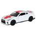 Машина АВТОПАНОРАМА Nissan GT-R (R35), 1/32, белый, свет, звук, в/к 18*9*13,5 см