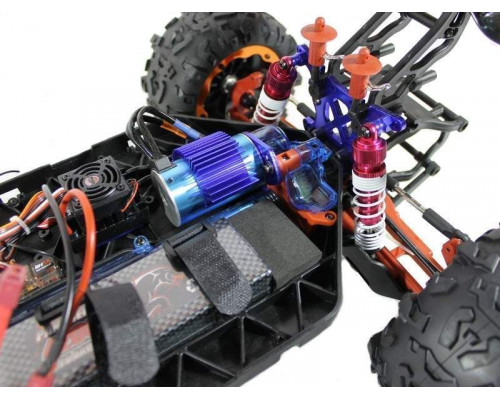 Радиоуправляемая трагги Remo Hobby EVO-R Brushless UPGRADE (зеленая) 4WD 2.4G 1/8 RTR