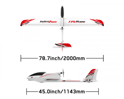 Радиоуправляемый планер Volantex RC Ranger 2000мм Brushless PNP