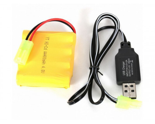 Р/У машина MZ УРАЛ 4x4 +акб 1/16