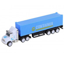 Машина AUTODRIVE Контейнеровоз 20см инерционный, в/к 22*4*7,5 см