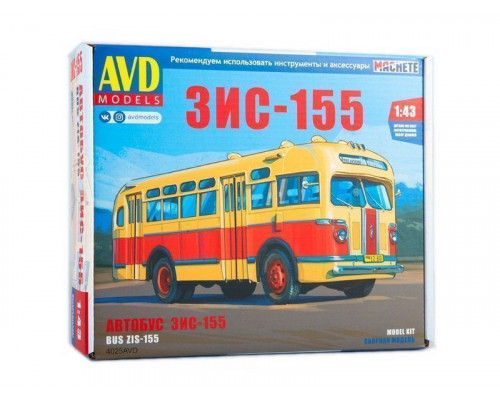 Сборная модель AVD ЗИС-155, 1/43