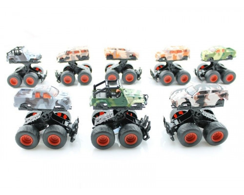 Машина инерционная KLX500-114 Raptor SUV Military 4WD (в асс., 8 шт./кор.)