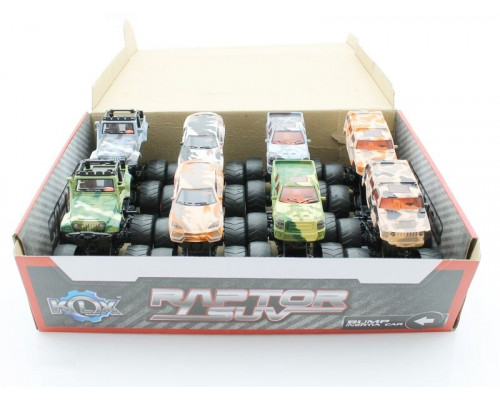 Машина инерционная KLX500-114 Raptor SUV Military 4WD (в асс., 8 шт./кор.)