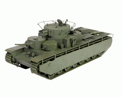 Сборная модель ZVEZDA Советский тяжелый танк Т-35, подарочный набор, 1/35