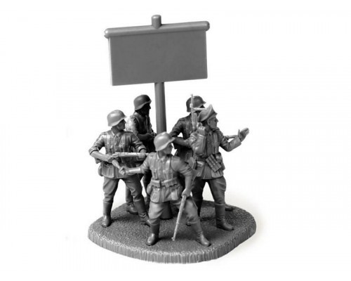 Сборные солдатики ZVEZDA Немецкая кадровая пехота, 1/72