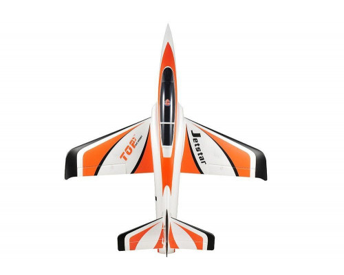 Радиоуправляемый самолет Top RC Jet Star Pro оранжевый 800мм импеллер 64мм 2.4G 4-ch LiPo RTF