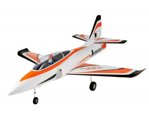 Радиоуправляемый самолет Top RC Jet Star Pro оранжевый 800мм импеллер 64мм 2.4G 4-ch LiPo RTF