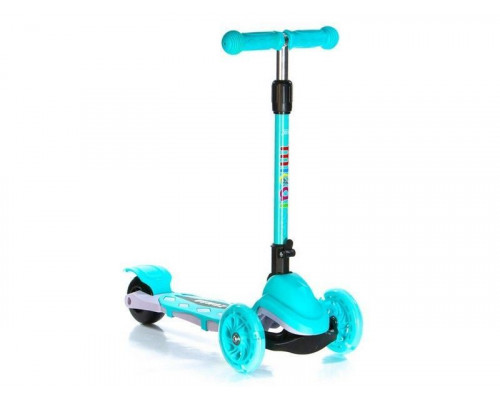 Самокат трехколесный Zumba  (голубой)