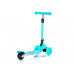 Самокат трехколесный Zumba  (голубой)