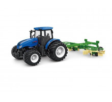 Р/У фермерский трактор Korody с роторной косилкой, мет. кузов, широкие колеса 1/24 2.4G 6CH RTR