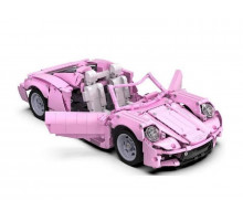 Конструктор CaDA спортивный автомобиль Pink Holiday 1/12 (1181 деталь)
