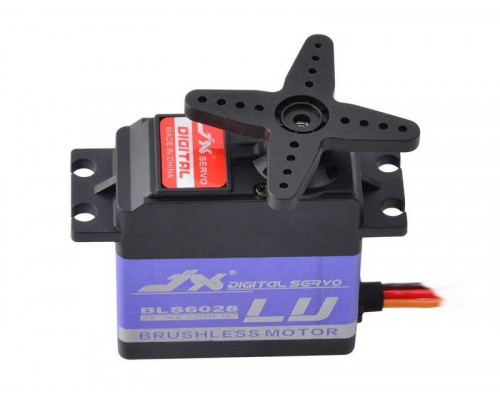 Сервомашинка цифровая JX Servo BLS6028 (60г/28.3/0.12/6.6V) бесколлекторная, Ecoboost