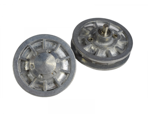 Ведущая звездочка 2 шт и ленивец 2 шт для танка Tiger (металл) ранняя версия