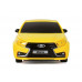 Радиоуправляемая машина AUTODRIVE Lada Vesta такси, 1/16, желтый, 40MHz, в/к 35*16,5*12,5см