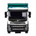 Машина АВТОПАНОРАМА Volvo самосвал, зеленый, 1/50, свет, звук, в/к 28*14*10 см