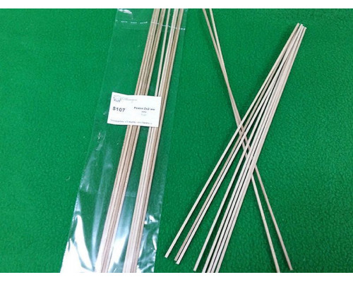 Деревянные рейки 2х2 мм, длина 300 мм, липа, 10 шт