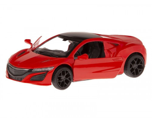 Машина АВТОПАНОРАМА Honda Acura NSX, красный, 1/38, инерция, в/к 17,5*12,5*6,5 см