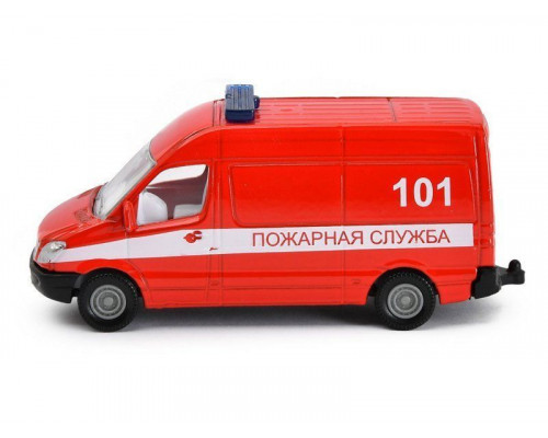 Набор машин Siku 1818RUS Пожарная служба, 3шт, красный