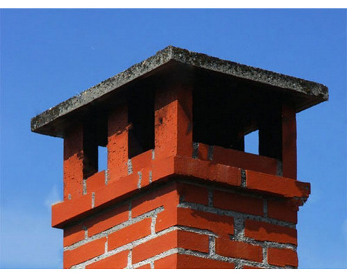 Труба печная кирпичная 5178, пластик + МДФ, 1/35