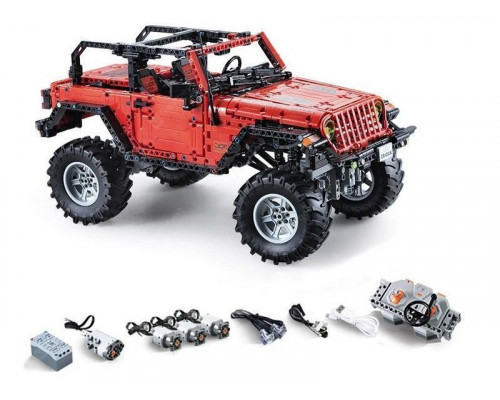 Радиоуправляемый конструктор CADA deTech Jeep Wrangler (1941 деталь)