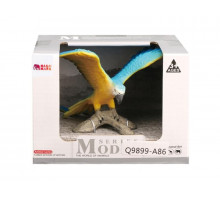 Фигурка игрушка MASAI MARA MM211-167 серии "Мир диких животных": птица Попугай Сине-желтый Ара