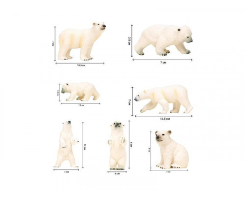 Фигурки игрушки MASAI MARA ММ203-029 серии Мир морских животных 12пр.