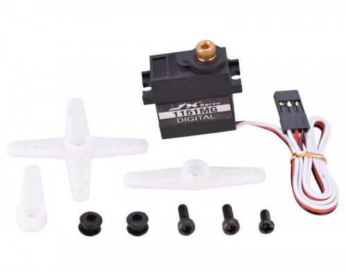 Сервомашинка цифровая JX Servo PDI-1151MG (15г/3.6/0.1/6V) влагозащищенная