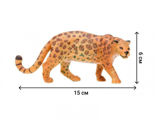 Набор фигурок животных MASAI MARA MM201-007 серии Мир диких животных: Семья ягуаров, 6 пр.