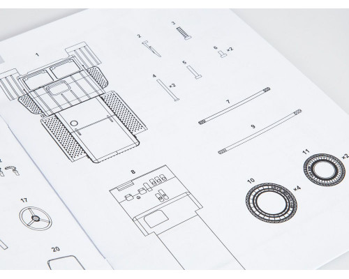 Сборная модель AVD Погрузчик ЛЗА-4045, 1/43