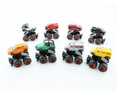 Машина инерционная KLX500-113 Raptor SUV Bigfoot 4WD (в асс., 8 шт./кор.)