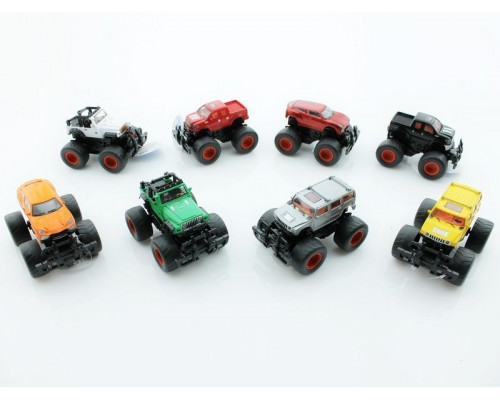 Машина инерционная KLX500-113 Raptor SUV Bigfoot 4WD (в асс., 8 шт./кор.)