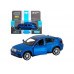 Машина АВТОПАНОРАМА BMW X6, 1/43, синий, инерция, откр. двери, в/к 17,5*12,5*6,5 см