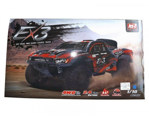 Радиоуправляемый шорт-корс Remo Hobby EX3 (синий) 4WD 2.4G 1/10 RTR