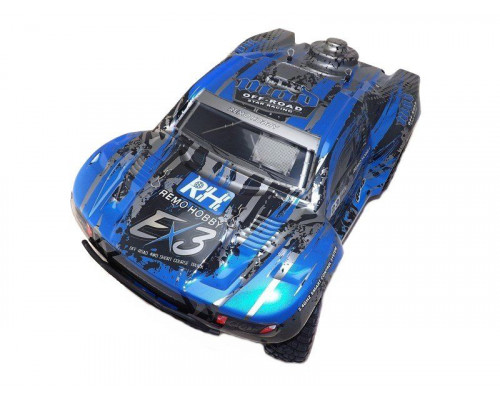 Радиоуправляемый шорт-корс Remo Hobby EX3 (синий) 4WD 2.4G 1/10 RTR
