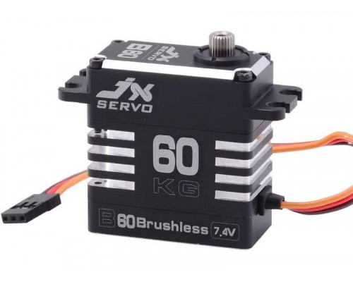Сервомашинка цифровая JX Servo B60 (87г/62/0.11/7.4V) бесколлекторная, Full metal