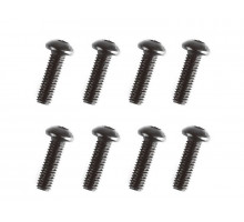 Винт с головкой под шестигранник, полукруглый М3х10мм, 8 шт.