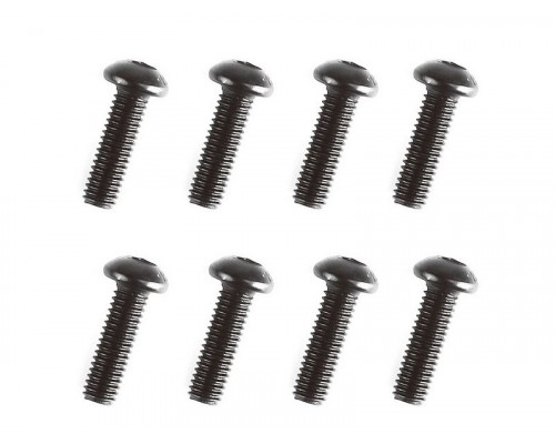 Винт с головкой под шестигранник, полукруглый М3х10мм, 8 шт.