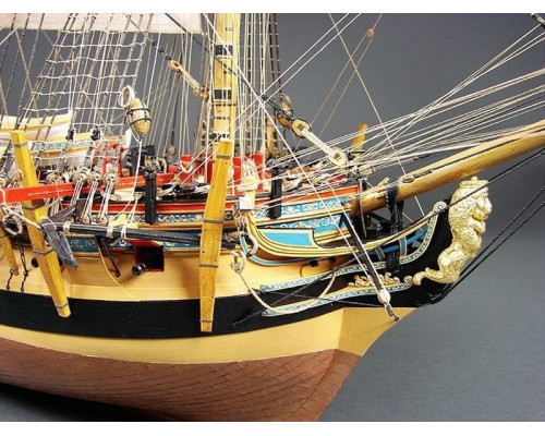 Сборная картонная модель Shipyard фрегат HMS Enterprize (№69), 1/96