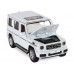 Машина АВТОПАНОРАМА Mercedes-Benz G350d, белый, 1/32, свет, звук, инерция, в/к 18*9*13,5 см