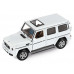 Машина АВТОПАНОРАМА Mercedes-Benz G350d, белый, 1/32, свет, звук, инерция, в/к 18*9*13,5 см