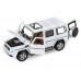 Машина АВТОПАНОРАМА Mercedes-Benz G350d, белый, 1/32, свет, звук, инерция, в/к 18*9*13,5 см
