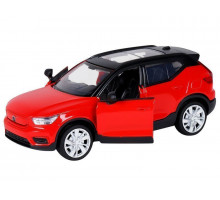 Машина "АВТОПАНОРАМА" Volvo XC40, 1/32, красный, инерция, свет, звук, в/к 17,5*13,5*9 см