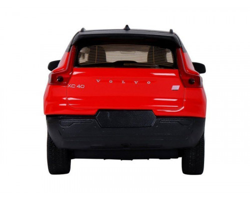 Машина АВТОПАНОРАМА Volvo XC40, 1/32, красный, инерция, свет, звук, в/к 17,5*13,5*9 см