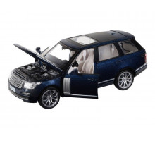 Машина "АВТОПАНОРАМА" 2013 Range Rover, темно-синий, 1/34, свет, звук, инерция, в/к 17,5*13,5*9 см