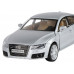 Машина АВТОПАНОРАМА Audi A7, серебряный, 1/32, свет, звук, инерция, в/к 17,5*13,5*9 см