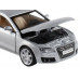 Машина АВТОПАНОРАМА Audi A7, серебряный, 1/32, свет, звук, инерция, в/к 17,5*13,5*9 см