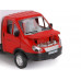 Машина АВТОПАНОРАМА ГАЗель-бизнес Грузоперевозки, красный, 1/28, свет, звук, в/к 24*14*12