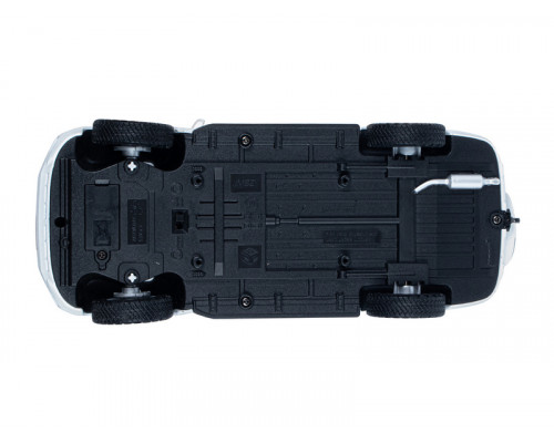 Машина АВТОПАНОРАМА Land Cruiser Prado, 1/24, белый, свет, звук, в/к 24,5х12,5х10,5 см