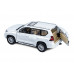 Машина АВТОПАНОРАМА Land Cruiser Prado, 1/24, белый, свет, звук, в/к 24,5х12,5х10,5 см